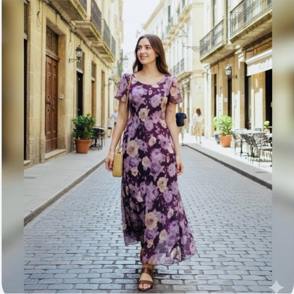 Vintage Dresses & Skirts - Vintage floral dress